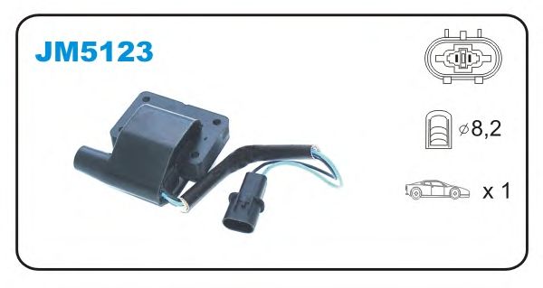 Катушка зажигания JANMOR JM5123