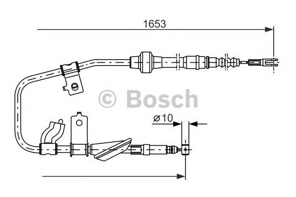 Трос ручника BOSCH 1 987 477 738