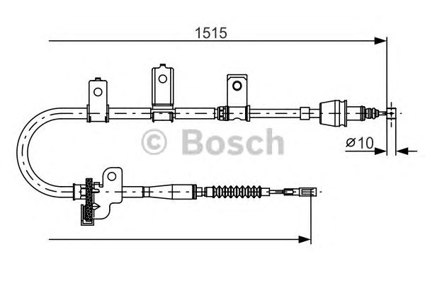 Трос ручника BOSCH 1 987 482 097