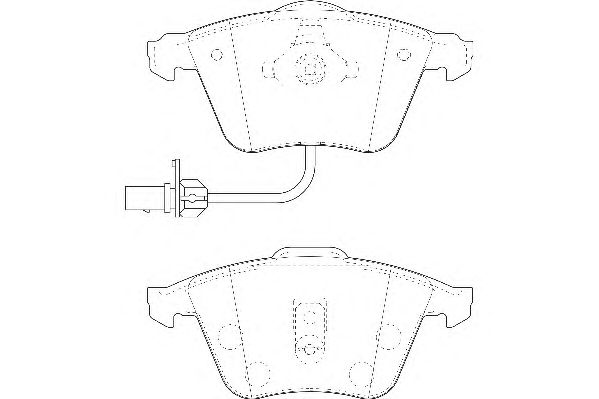 Тормозные колодки WAGNER WBP23762B