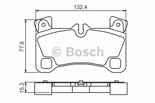 Тормозные колодки BOSCH 0 986 494 205