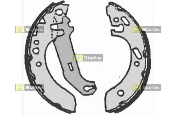 Тормозные колодки STARLINE BC 07155