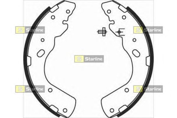 Тормозные колодки STARLINE BC 08450