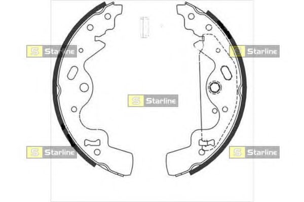 Тормозные колодки STARLINE BC 08820