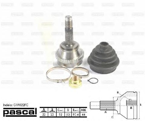 Комплект ШРКШ PASCAL G1F022PC