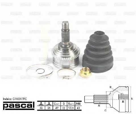Комплект ШРКШ PASCAL G1K017PC