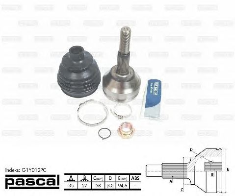 Комплект ШРКШ PASCAL G1Y012PC