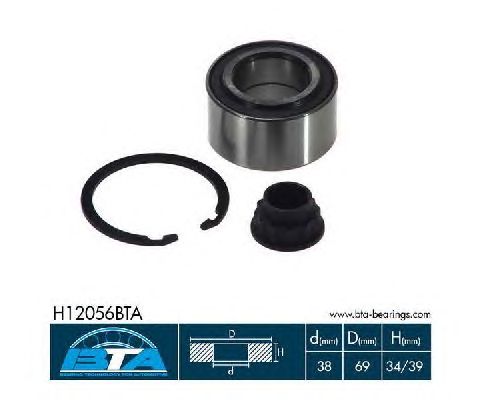 Ступичный подшипник BTA H12056BTA