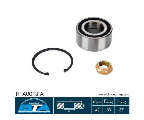 Ступичный подшипник BTA H1A001BTA