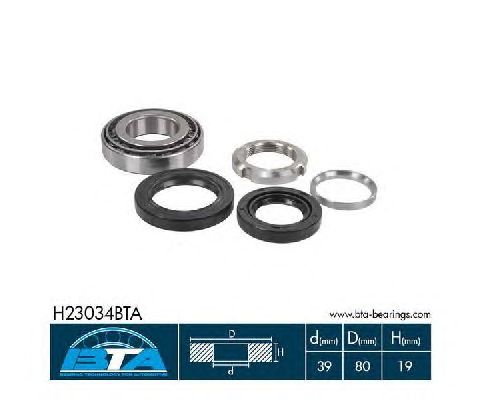 Ступичный подшипник BTA H23034BTA