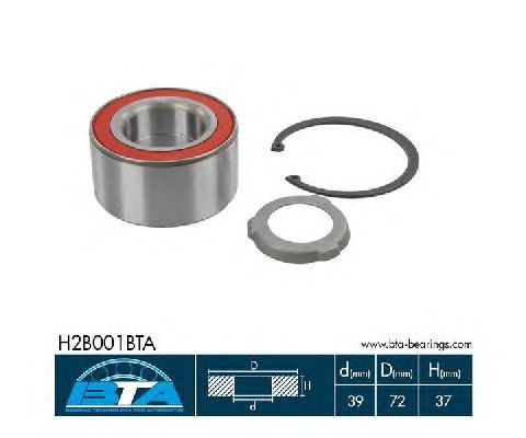 Ступичный подшипник BTA H2B001BTA
