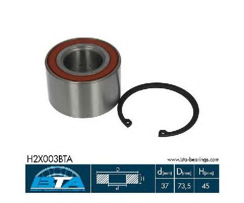 Підшипник маточини BTA H2X003BTA