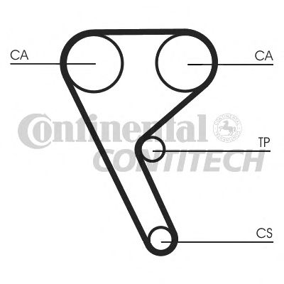 Ремінь ГРМ CONTITECH CT1157