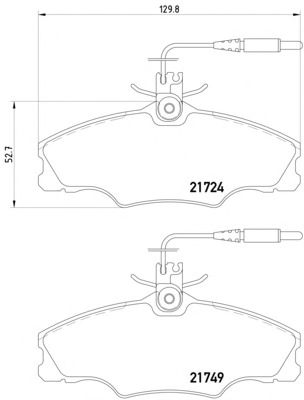 Тормозные колодки TEXTAR 2172402