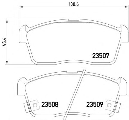 Тормозные колодки TEXTAR 2350701