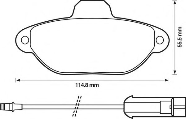Тормозные колодки JURID 571523J