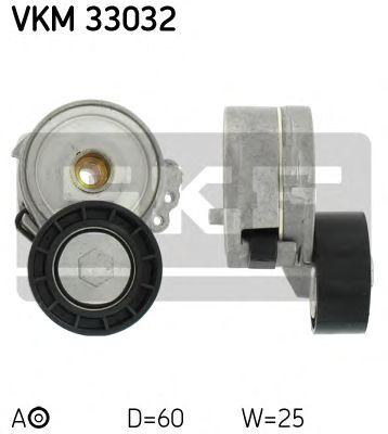 Натяжной ролик поликлинового ремня SKF VKM 33032