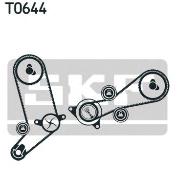 Помпа + комплект ГРМ SKF VKMC 01270