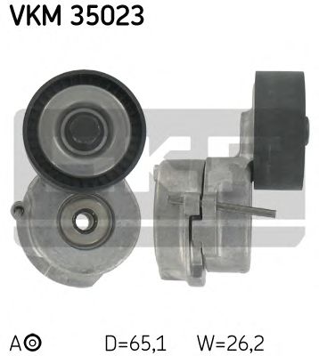 Натяжной ролик поликлинового ремня SKF VKM 35023
