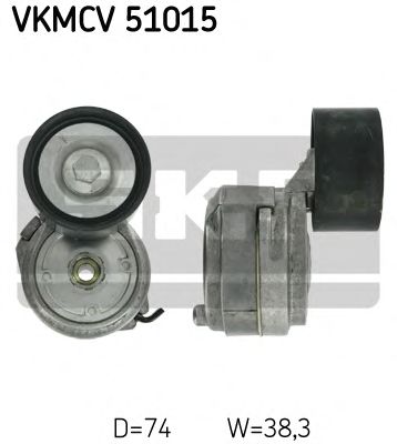 Натяжной ролик поликлинового ремня SKF VKMCV 51015