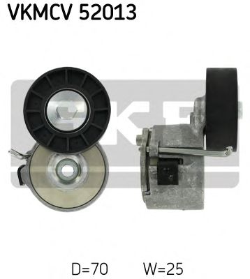 Натяжной ролик поликлинового ремня SKF VKMCV 52013