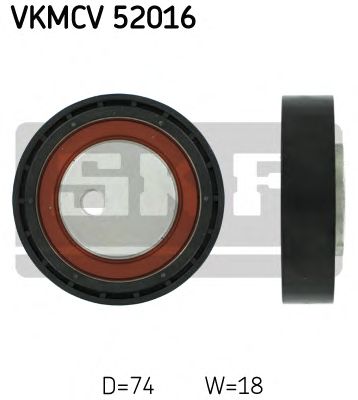 Направляющий / паразитный ролик поликлинового ремня SKF VKMCV 52016