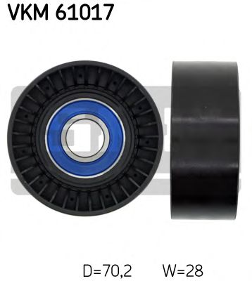 Направляющий / паразитный ролик поликлинового ремня SKF VKM 61017