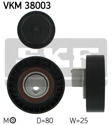Натяжной ролик поликлинового ремня SKF VKM 38003