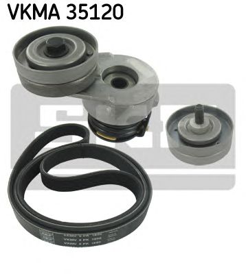 Комплект поликлинового ремня SKF VKMA 35120
