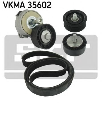 Комплект поликлинового ремня SKF VKMA 35602