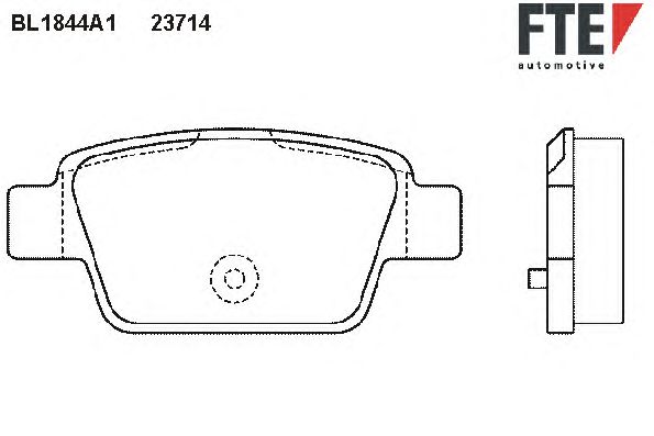 Тормозные колодки FTE BL1844A1