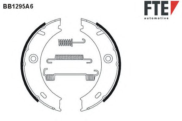 Тормозные колодки ручника FTE BB1295A6