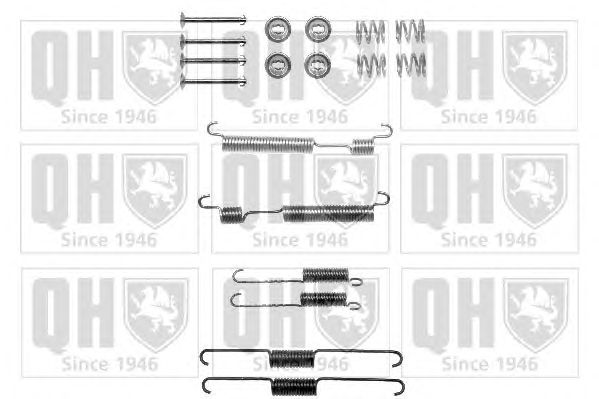 Монтажный комплект тормозных колодок QUINTON HAZELL BFK459