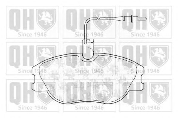 Тормозные колодки QUINTON HAZELL BP812