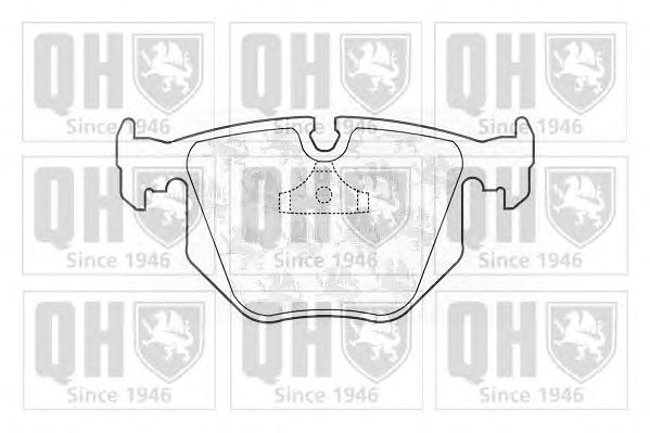 Тормозные колодки QUINTON HAZELL BP827