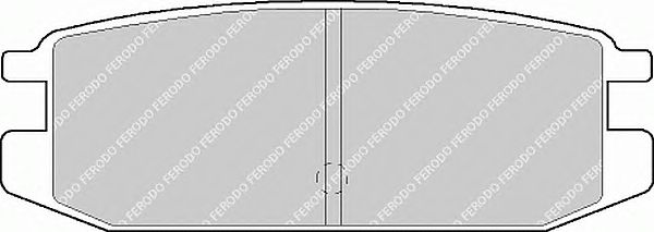 Тормозные колодки FERODO FDB1010