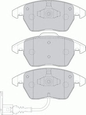 Тормозные колодки FERODO FSL1641 SL