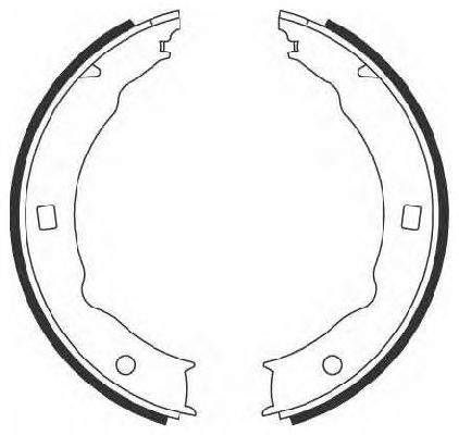 Тормозные колодки ручника FERODO FSB623