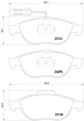 Тормозные колодки MINTEX MDB2132