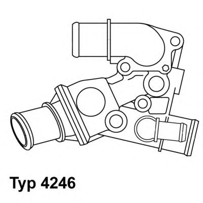 Термостат WAHLER 4246.80D
