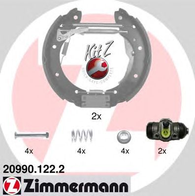 Гальмівні колодки ZIMMERMANN 20990.122.2