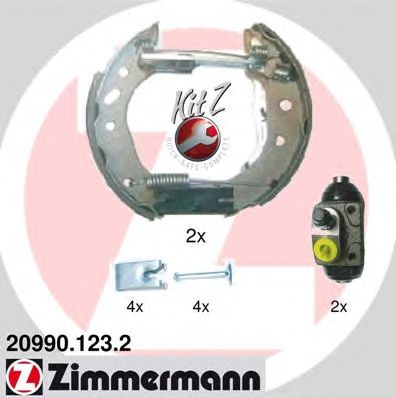 Тормозные колодки ZIMMERMANN 20990.123.2