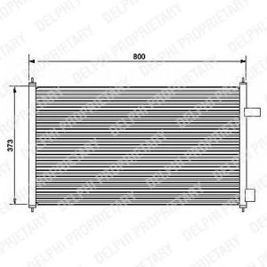 Радиатор кондиционера DELPHI TSP0225492