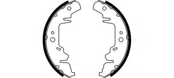 Тормозные колодки HELLA 8DB 355 001-711