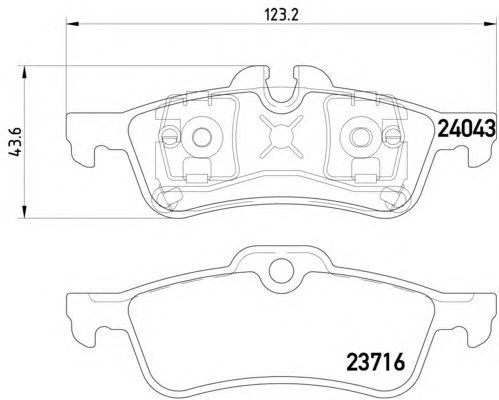 Тормозные колодки HELLA 8DB 355 011-351