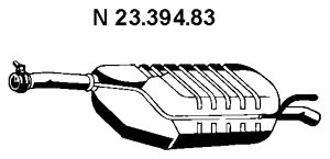 Глушитель EBERSPACHER 23.394.83
