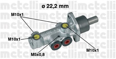 Главный тормозной цилиндр METELLI 05-0353