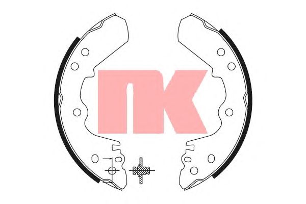 Гальмівні колодки NK 2714528