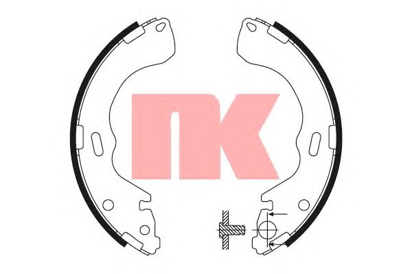 Тормозные колодки NK 2732640