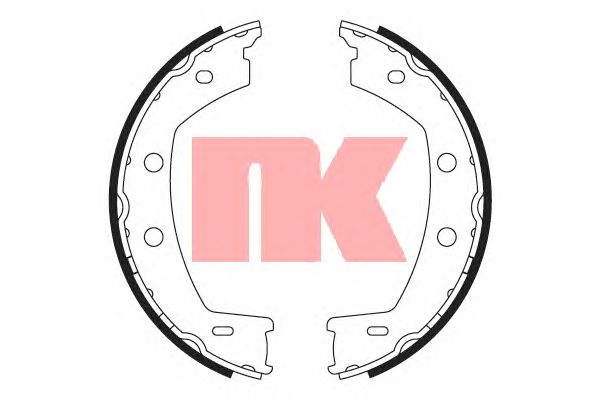 Тормозные колодки ручника NK 2740768